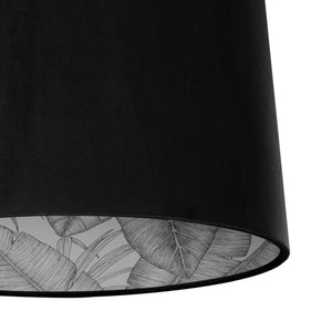 Mono leaf liner with jet black velvet