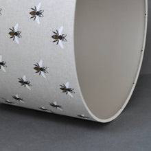 Load image into Gallery viewer, Linen-look bee fabric with champagne liner
