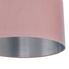 Load image into Gallery viewer, Blush pink velvet with brushed silver liner
