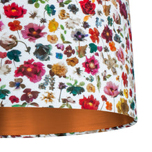 Load image into Gallery viewer, Liberty of London Floral Edit with brushed copper lampshade