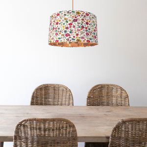 Liberty of London Floral Edit with mirror copper lampshade