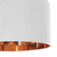 Load image into Gallery viewer, Ivory velvet with mirror copper liner