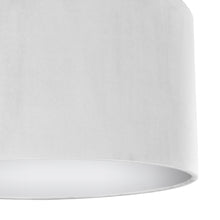 Load image into Gallery viewer, Ivory velvet with opaque white liner lampshade