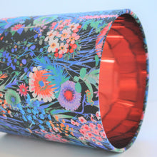 Load image into Gallery viewer, BEST SELLING: Liberty of London floral cotton with mirror copper lampshade