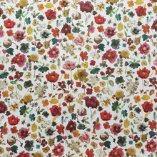Load image into Gallery viewer, Liberty of London Floral Edit with soft grey velvet lampshade