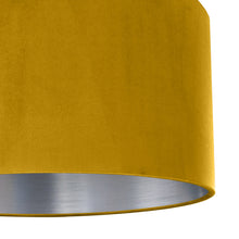 Load image into Gallery viewer, Mustard velvet with brushed silver liner