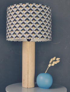 Birch wooden table lamp base