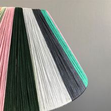 Load image into Gallery viewer, Reloved rainbow thread lampshade
