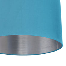 Load image into Gallery viewer, Turquoise velvet with brushed silver liner