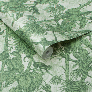 Palm leaf with smokey grey velvet lampshade